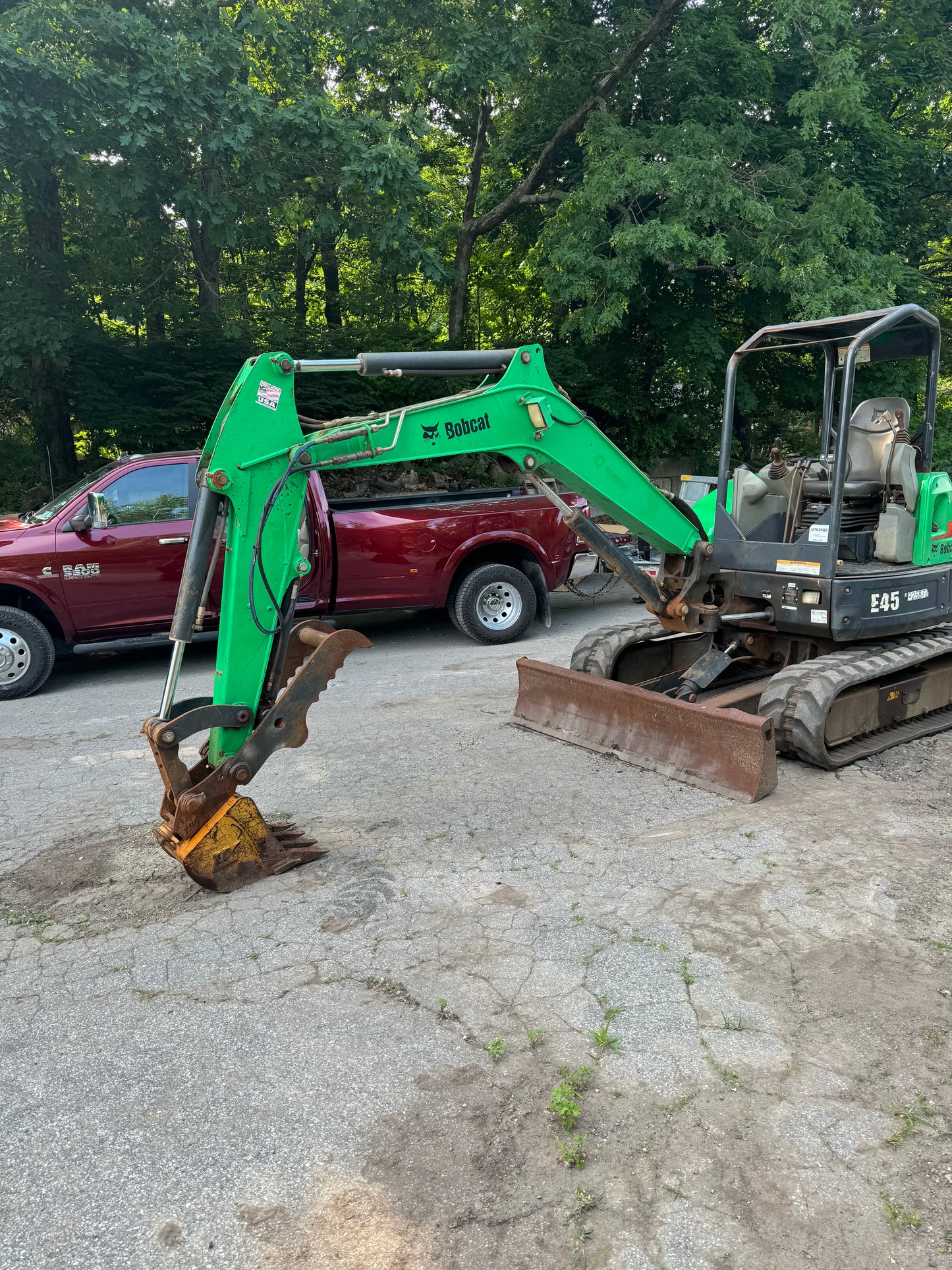 2016 Bobcat E45 mini excavator