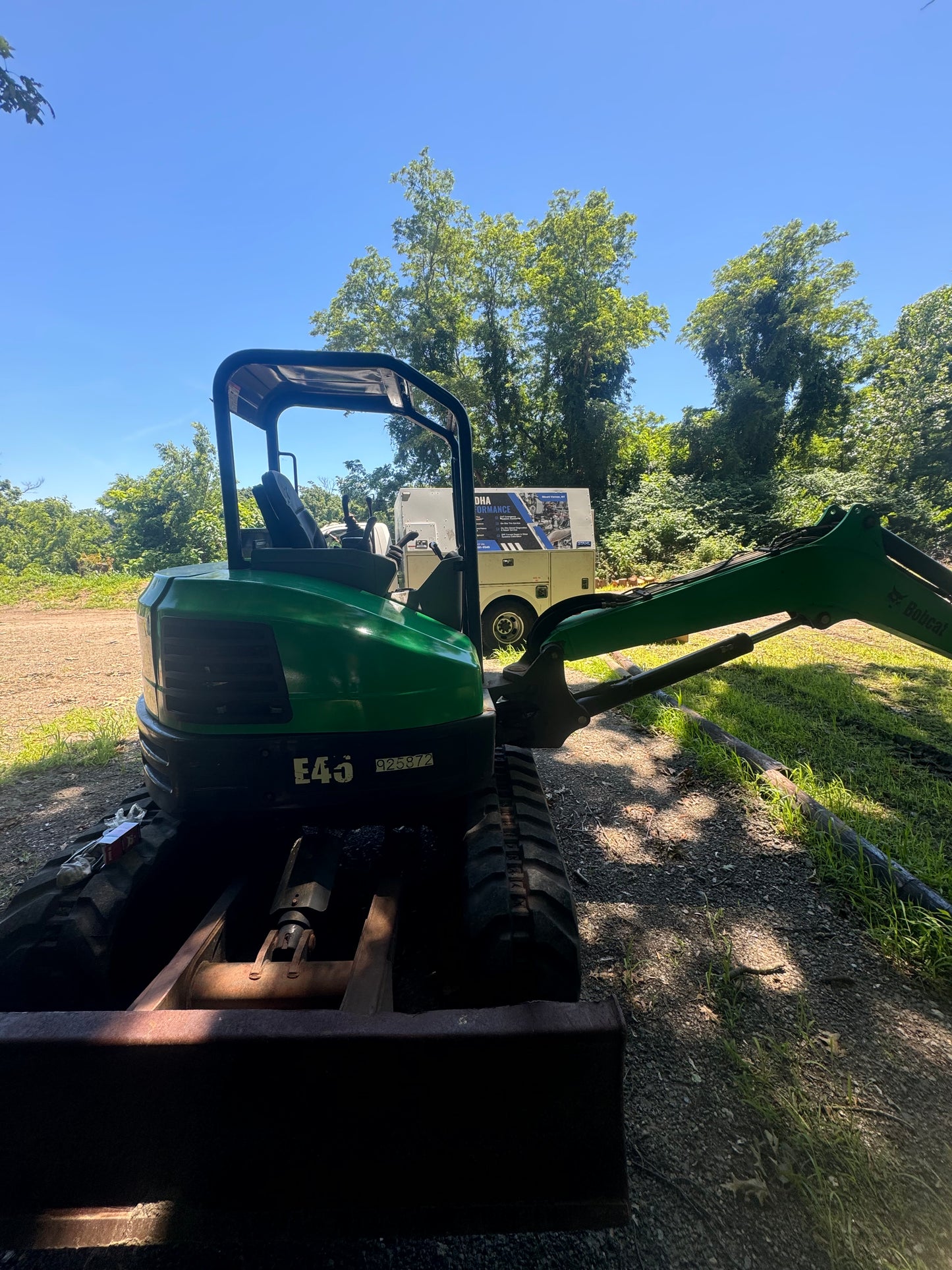 2016 Bobcat E45 mini excavator