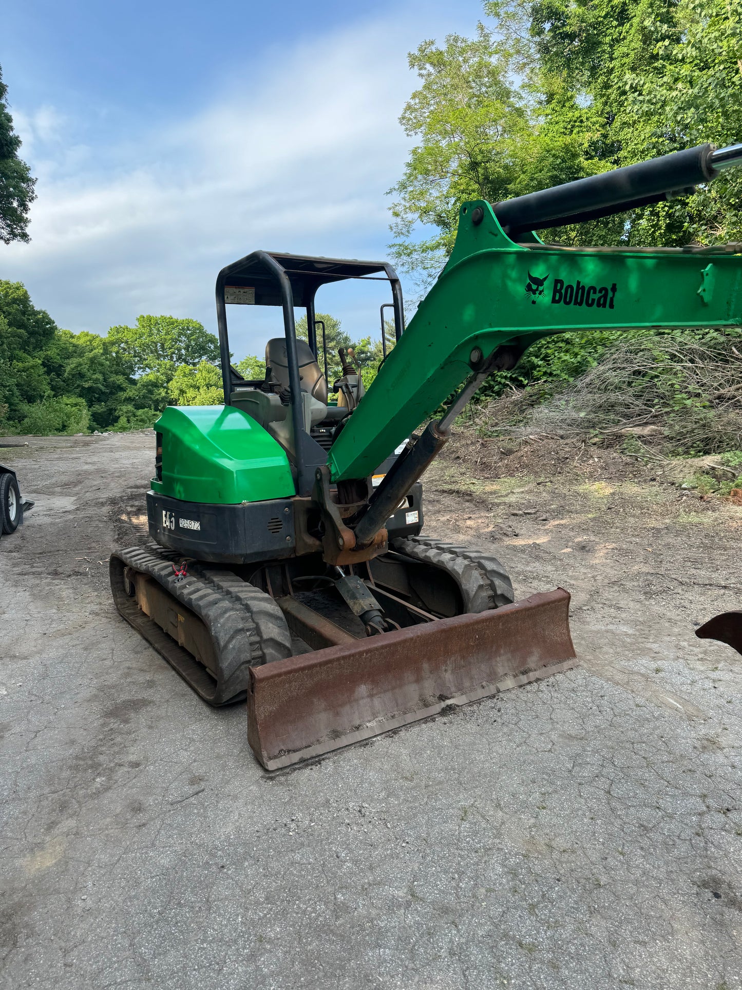 2016 Bobcat E45 mini excavator